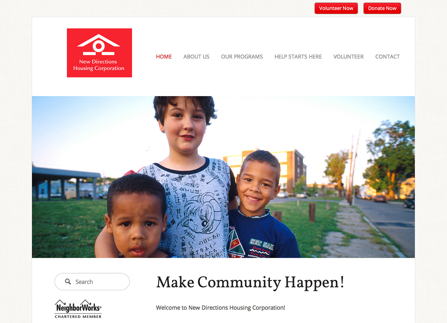 New Directions Housing Website